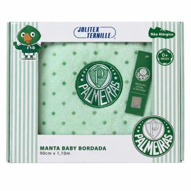 Imagem de Cobertor infantil palmeiras - 90 x 1,10 - verde - jolitex