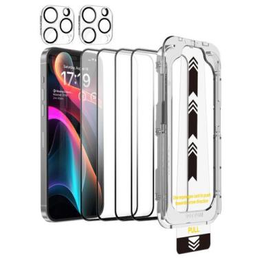 Imagem de Protetor de Tela iGluz para iPhone 15 Pro Max - Com Proteção para Lent