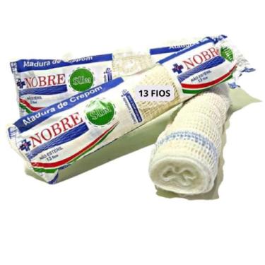 Imagem de Faixa de atadura de crepom 20 cm algodao 48 rolos - FORTCLEAN