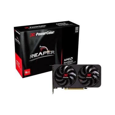Imagem de Placa de Vídeo PowerColor RX 9060 XT Reaper AMD Radeon, 16GB, GDDR6, 128bits, OpenGL 4....