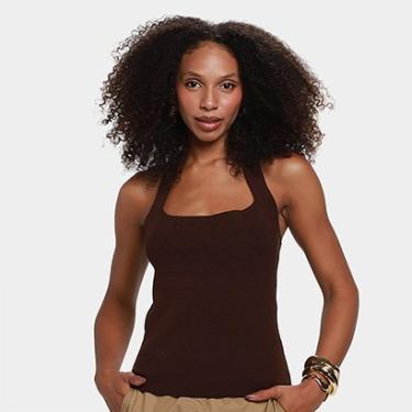 Imagem de Regata Farm Canelada Lisa Feminina-Feminino