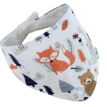 Imagem de Babador Bandana Slim - Floresta Encantada - 1 peça - CRIVALE