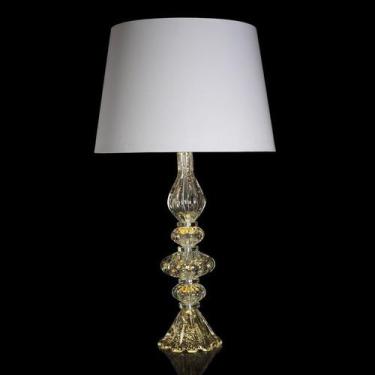 Imagem de Abajour Em Cristal Murano Com Ouro 24 K - São Marcos