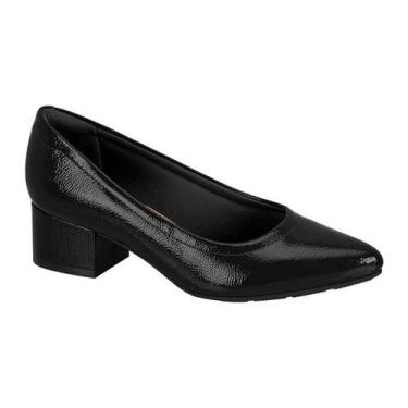 Imagem de Sapato Feminino Scarpin Salto Modare Envernizado 7340.123, Preto, 38