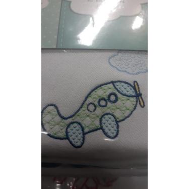 Imagem de Toalha Capuz Buettner Baby Felpudo Bordada com Viés, avião
