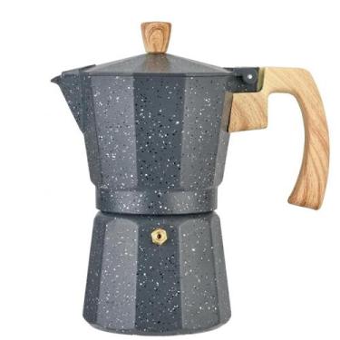 Imagem de Cafeteira Italiana Alumínio 6 Xícaras Cinza Casambiente