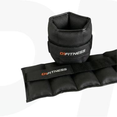 Imagem de Kit Caneleira Profissional Emborrachada - Pares de 1 a 10kg - D1FITNES