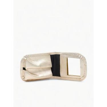 Imagem de Porta Batom Couro - Dourado - Daflon