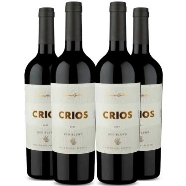 Imagem de Garrafas Vinho Tinto Susana Balbo Crios Red Blend 750ml Kit 4 Garrafas