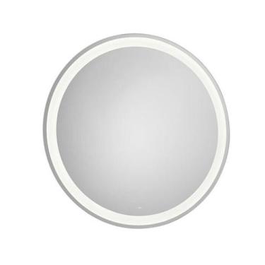 Imagem de Espelho com Iluminação 100cm Iridia Round Prata - Roca