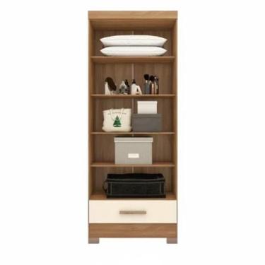 Imagem de Módulo Closet 1 Gaveta Smart Versatile Espresso Móveis Bege/Cinamomo/O