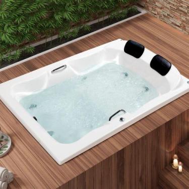 Imagem de Banheira Casal de Hidromassagem Serenade Maggiore em Gel Coat Gran Lux