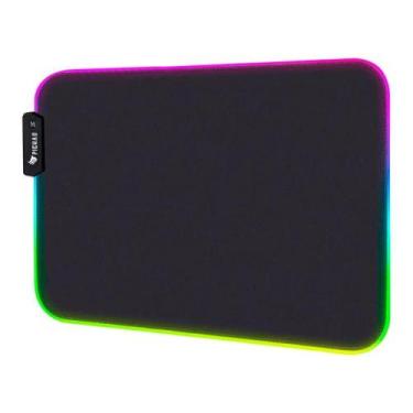 Imagem de Mousepad Gamer Pichau Stellaris RGB Medio 350x300x3mm Preto - PCH-STRM