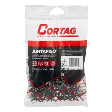 Imagem de Espaçador Nivelador 2,0 mm Juntapiso 100 unidades - Cortag