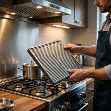 Imagem de Filtro Exaustor de Cozinha 16 Assessoria - Purificador de Ar e Odores