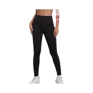 Imagem de Leggings Térmicas Femininas De Cintura Alta Forradas Com Fleece, Calça