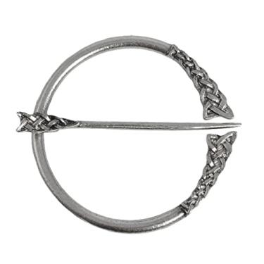 Imagem de LoveinDIY Broche penanular com fivela viking, broche de fibula nórdica para decoração de cachecol suéter fantasia (8 estilos para selecionar)