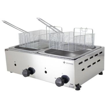 Imagem de Fritadeira Profissional Venâncio a Gás 2 Cubas 5 Litros cada Sfg212