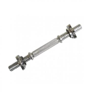 Imagem de Barra Reta 40cm Cromada E 2 Porcas Estrela 28mm Diâmetro