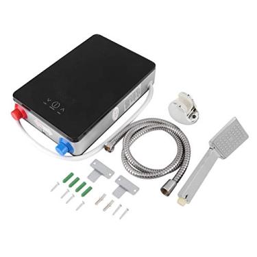 Imagem de Aquecedor de água sem tanque, 220V 6500W Aquecedor de água quente instantâneo Conjunto de aquecedor de água de chuveiro elétrico Aquecedor de água