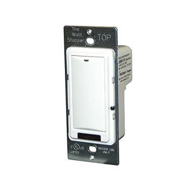 Imagem de Interruptor de parede Wattstopper Lvsw-101 1 botão branco sem gravação baixa tensão série Lvsw-100
