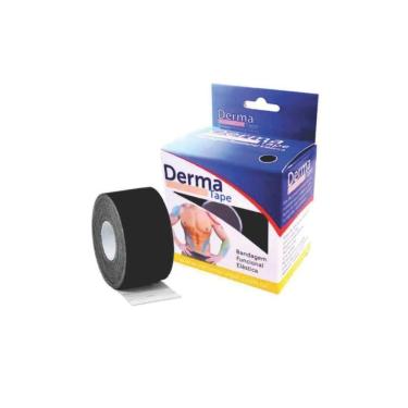 Imagem de Fita Kinesio Bandagem Dermatape  Preto 5M X 5Cm