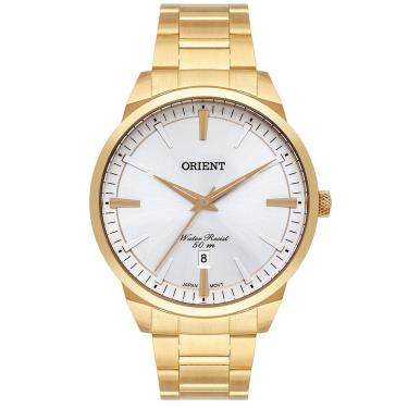 Imagem de Relógio Orient Masculino MGSS1215 S1KX Pulseira Aço Dourado
