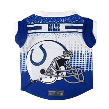 Imagem de Littlearth Camiseta unissex para adultos NFL Indianapolis Colts Performance para animais de estimação, cor da equipe, pequena