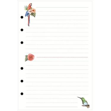 Imagem de Caderno de Folhas Avulsas Business A5 Linha de Recarga para Artesanato Índice em Espiral em Branco Papel de Papelaria, Linha, A6