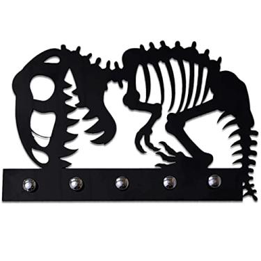 Imagem de Porta Chaves Jurassico T-Rex Decoração Criativa cor:Preto