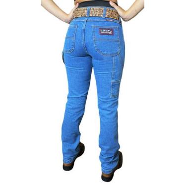 Imagem de Calça Jeans Feminina Carpinteira Os Boiadeiros