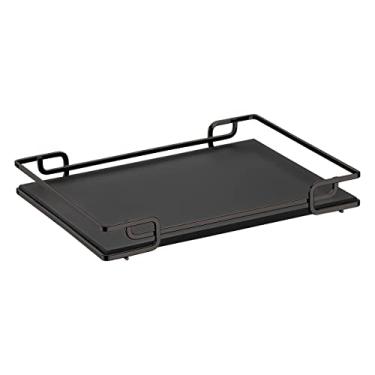 Imagem de Bandeja Multiuso Hara Luana Tampo Couríssimo Preto 30x40 Cm Cor:Preta