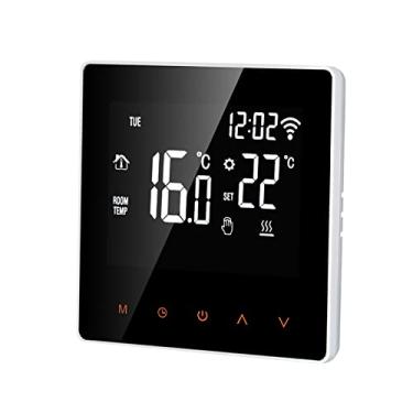 Imagem de Qudai Wi-Fi Termostato Inteligente Controlador de Temperatura Digital Tuya APP Controle LCD DisplayTouch Screen Week Termostato de Aquecimento de Piso Elétrico Programável para Home School Office H NP