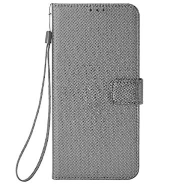 Imagem de BoerHang Capa para HTC Wildfire E Plus, capa de couro tipo carteira flip com compartimento para cartão, couro PU premium, capa de telefone com suporte para HTC Wildfire E Plus. (Preta)