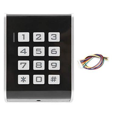 Imagem de Entrada de porta de teclado, de acesso de segurança, controle de acesso à máquina, leitor de cartão digital controle de acesso para comunidade privada para prédios de