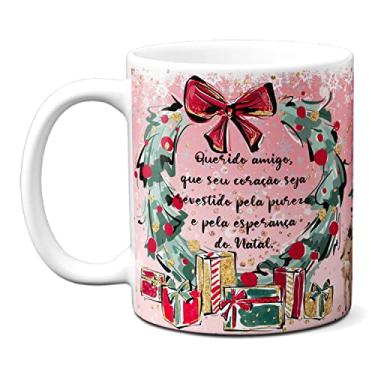 Imagem de Caneca Amigo Tenha Um Coração Puro E Esperançoso Do Natal (Branca)