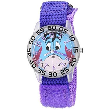 Imagem de Disney Relógio infantil Winnie The Pooh WDS000617 Disney All About Me, mostrador analógico, quartzo roxo, Roxa