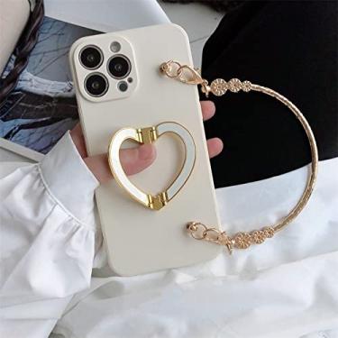 Imagem de Suporte de suporte de amor com alça de metal para telefone para Samsung A53 A73 A33 A32 A51 A71 A72 A52 A23 A22 A13 A12 A11 10 S 50 70,MFA2,Branco antigo,Para A51 4G