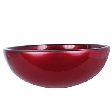 Imagem de Kit Cuba de banheiro 30cm Vinho + Válvula click