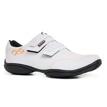 Imagem de Tenis Sapatilha Ciclismo Masculino e Feminino New Fox Biker Way 2 Cor:Branco;Tamanho:41