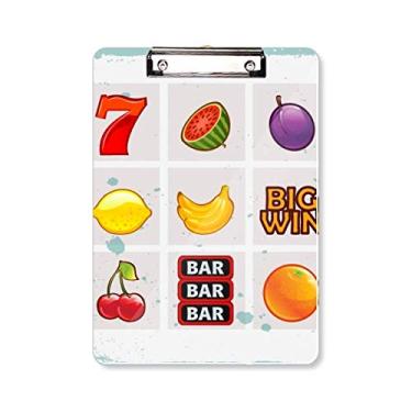 Imagem de Fruit Digital Desenho Ilustração Padrão Prancheta Pasta Bloco de Escrita Placa de Apoio A4