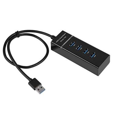 Imagem de Taidda Hub USB, estação de carregamento Hub de 4 portas Hub adaptador de carregamento de 5 Gbps para celular, tablet, PC, Windows