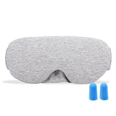 Imagem de Eastdall Máscara para dormir de algodão Máscara de dormir bloqueadora de luz Máscara macia para olhos vendada capa protetora para dormir