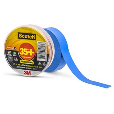 Imagem de Scotch, 3M, Fita Isolante 35+, 19 mm x 20 m, Azul