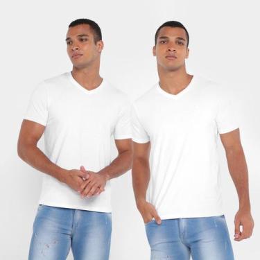 Imagem de Kit Camisetas Lupo Básicas 2 Peças Masculinas