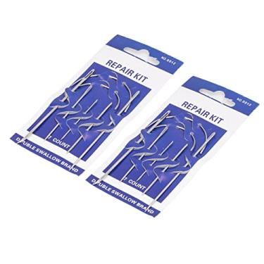 Imagem de Agulha, 2 Conjuntos de Agulhas de Couro - Kit de Ferramentas de Costura Manual para Estofamento, Couro, Reparo de Lona de Carpete, Agulhas de Costura Manual
