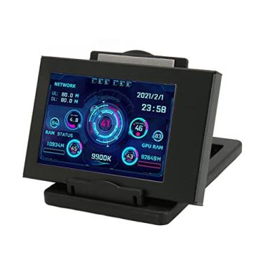 Imagem de Monitor de Temperatura do Computador, Display de Temperatura do PC IPS de 3,5 Polegadas, Regulável, PC Rotativo, CPU, RAM, Monitor de Dados, Monitor do Painel do Sensor do PC,