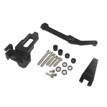 Imagem de FINMOKAL Kit de suporte de montagem de amortecedor de direção CNC Racing para Yamaha MT-09 Tracer/Tracer900 2016-2017