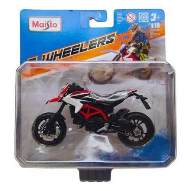Imagem de Maisto 2 Wheelers Moto 1:18 Ducati Hypermotard Sp Branca