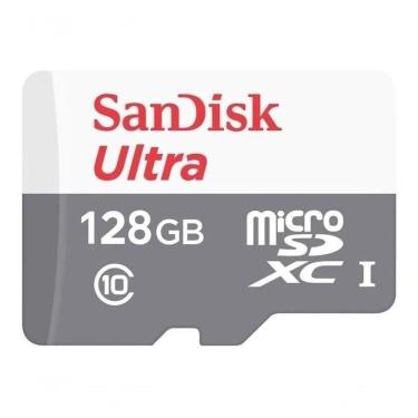 Imagem de Cartao Memoria Micro Sd Card Sandisk 128gb Ultra Classe 10